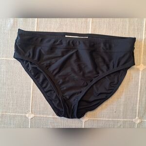 Croft & Barrow Black Swim Bottoms Size 12